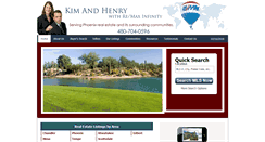 Desktop Screenshot of kimandhenry.com